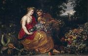 Peter Paul Rubens Ceres and Pan painting